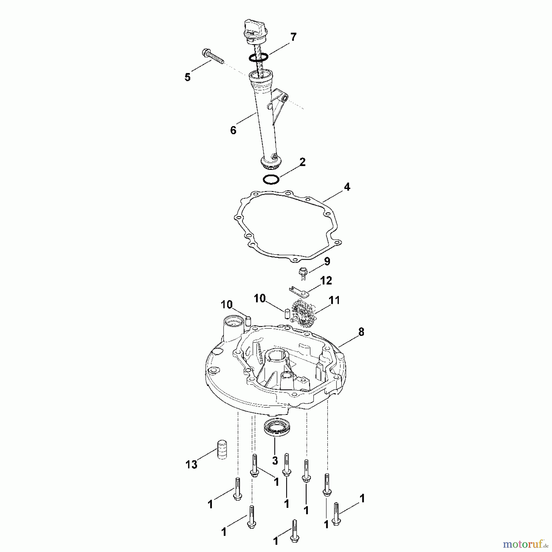 Viking Motoren KOHLER XT - 675 (XT 675 - 2019) J - Schmiersystem, Ölwanne