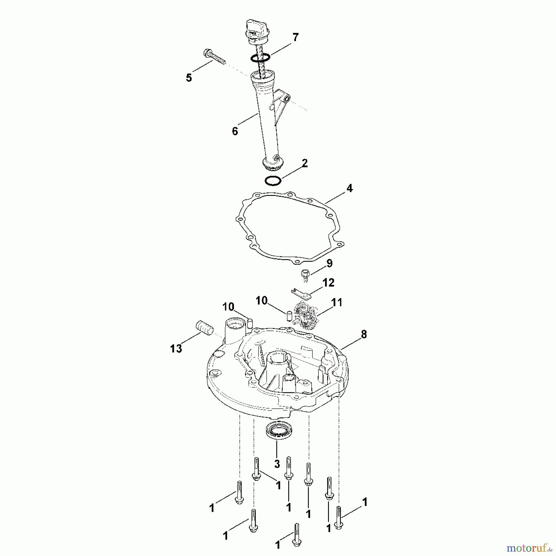 Viking Motoren KOHLER XT - 800 (XT800 - 0032) J - Schmiersystem, Ölwanne