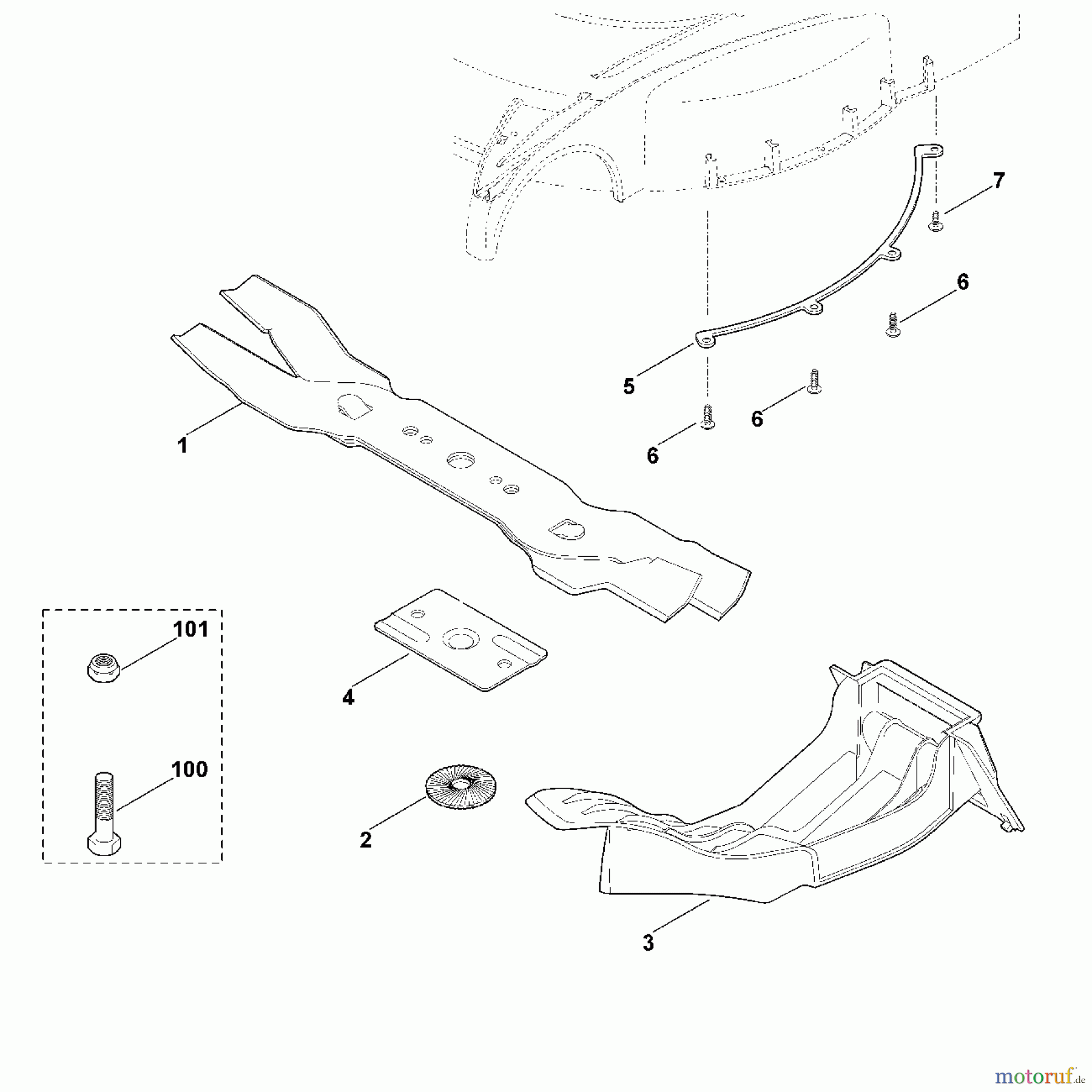  Viking Rasenmäher Zubehör Rasenmäher Kit 655 A - Mulch Kit