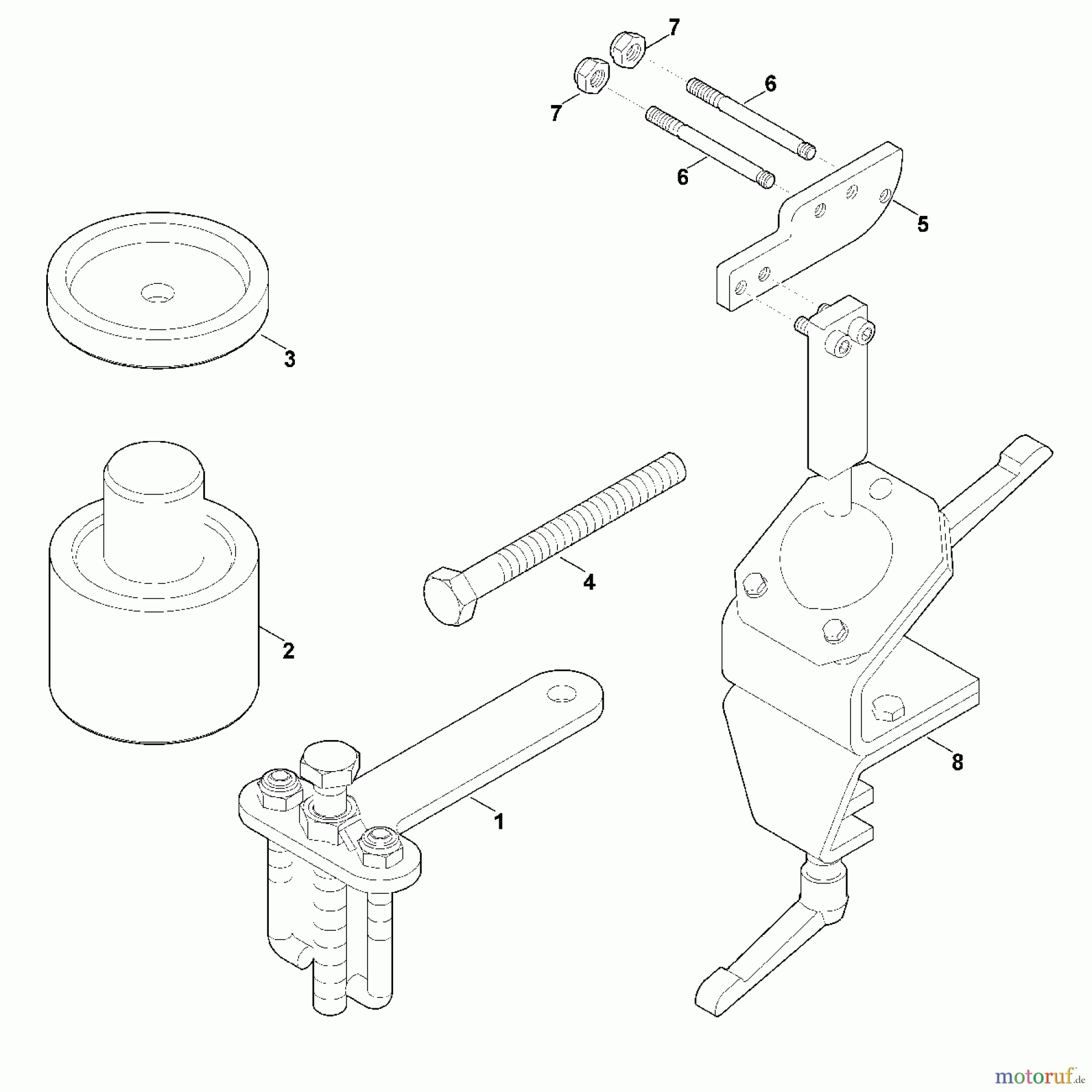  Viking Motorgartengeräte Motorhacken HB 685.0 I - Sonderwerkzeug