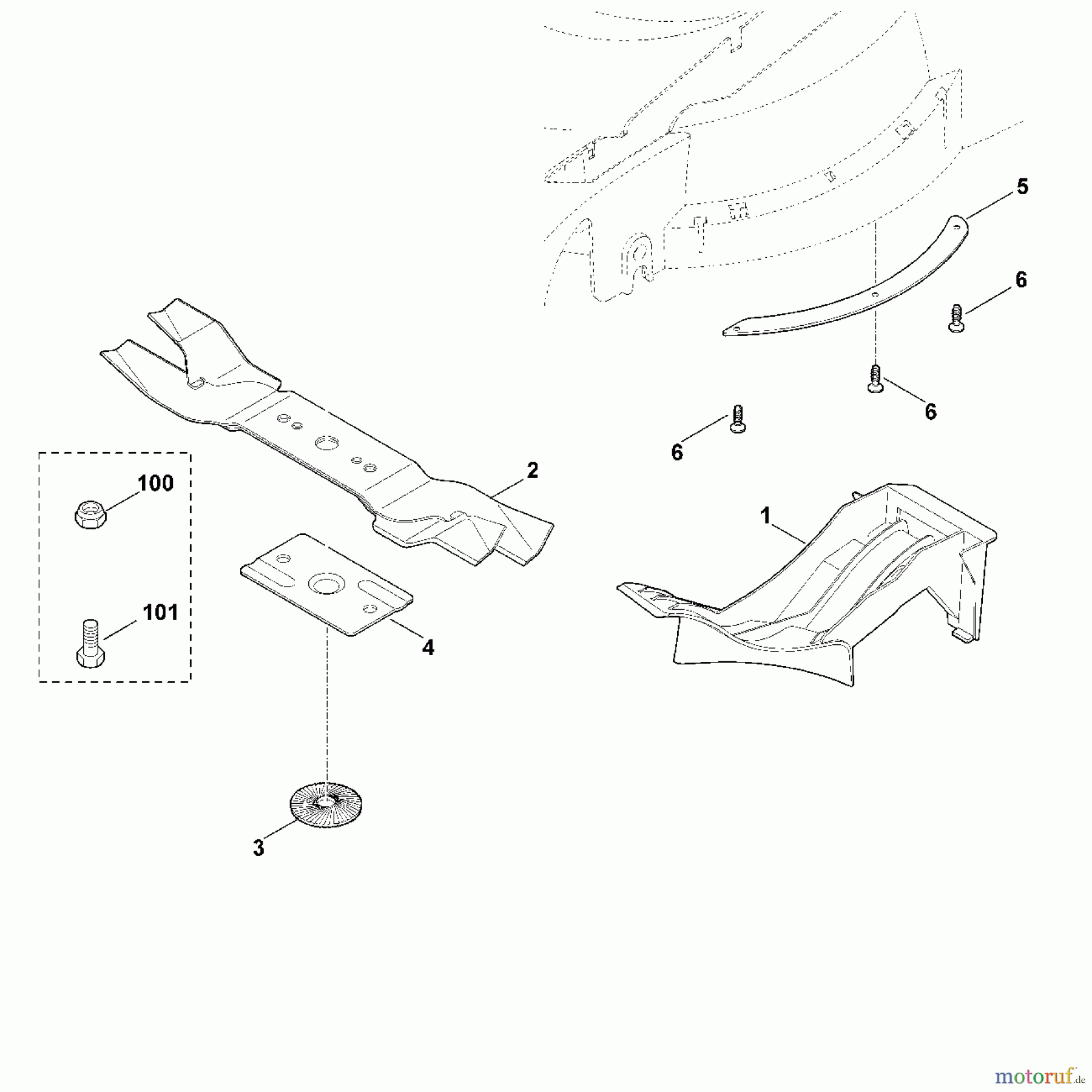 Viking Rasenmäher Zubehör Rasenmäher Kit 545 A - Mulch Kit
