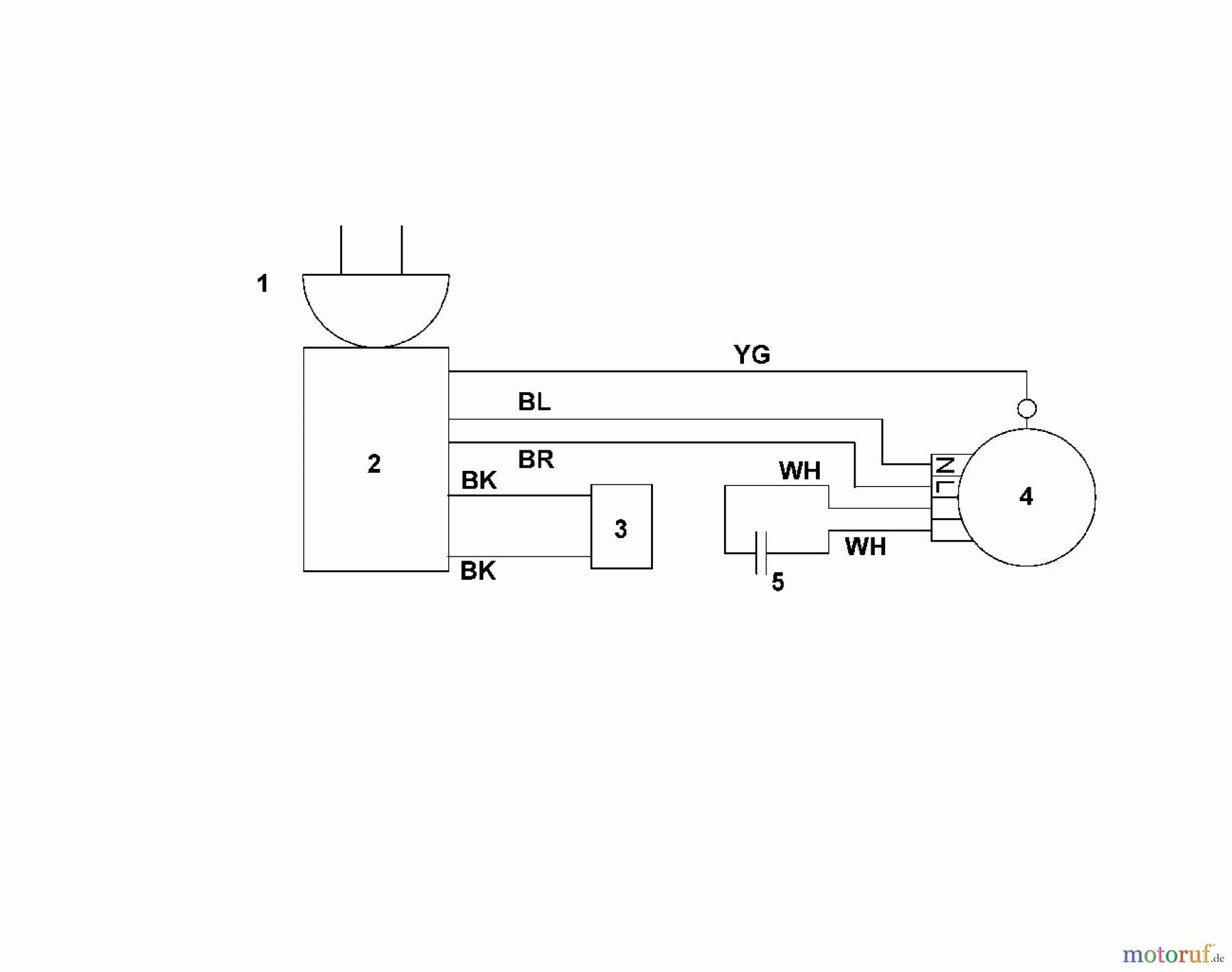 Viking Häcksler Elektro GE 250 S, GE 260 S G - Schaltplan GE 250 S