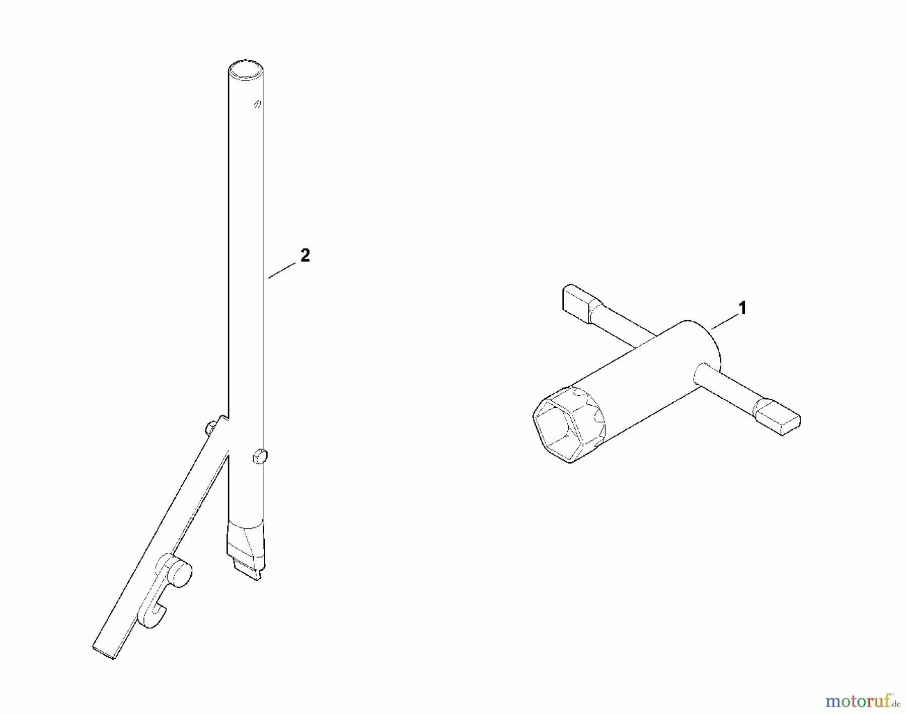 Viking Rasenmäher Benzinrasenmäher MB 655.0 V, MB 655.0 VM H - Werkzeuge