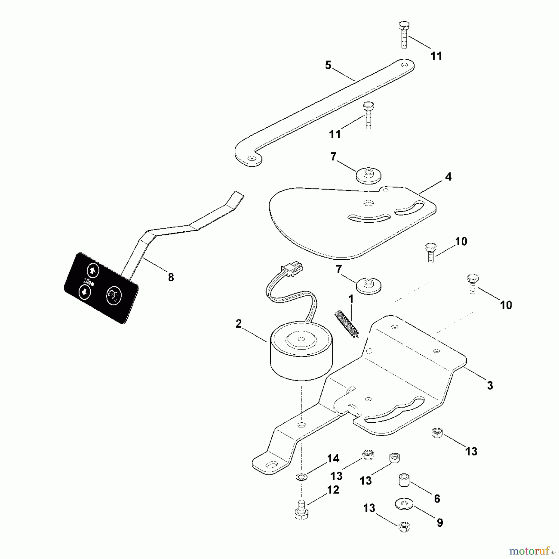 Viking Rasentraktoren Zubehör Rasentraktoren ATM 500 Tempomat A - Tempomat