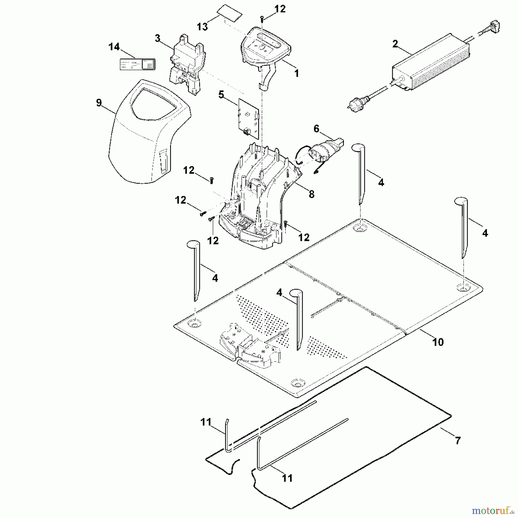 Viking Rasenmäher Akkurasenmäher MI 632.0 F - Docking Station