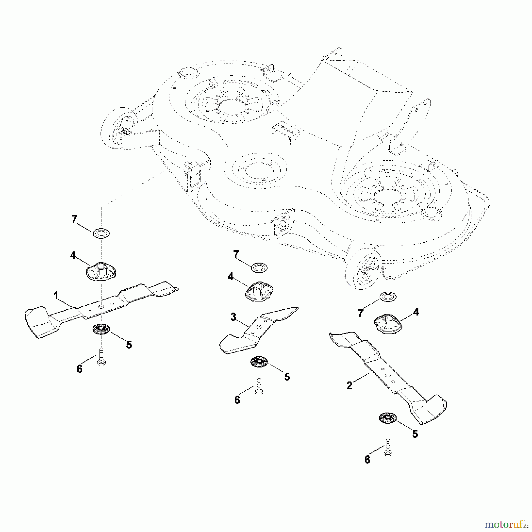  Viking Rasentraktoren Rasentraktoren MT 6112.0 P - Messer