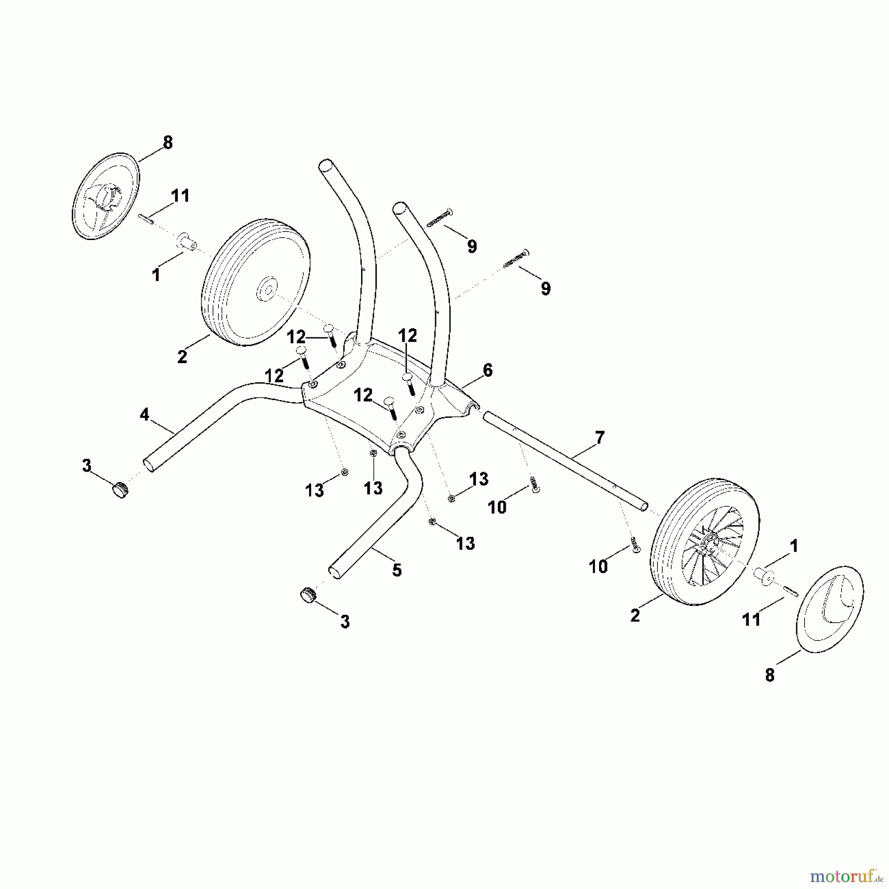  Viking Häcksler Elektro GE 375 D - Radfuß