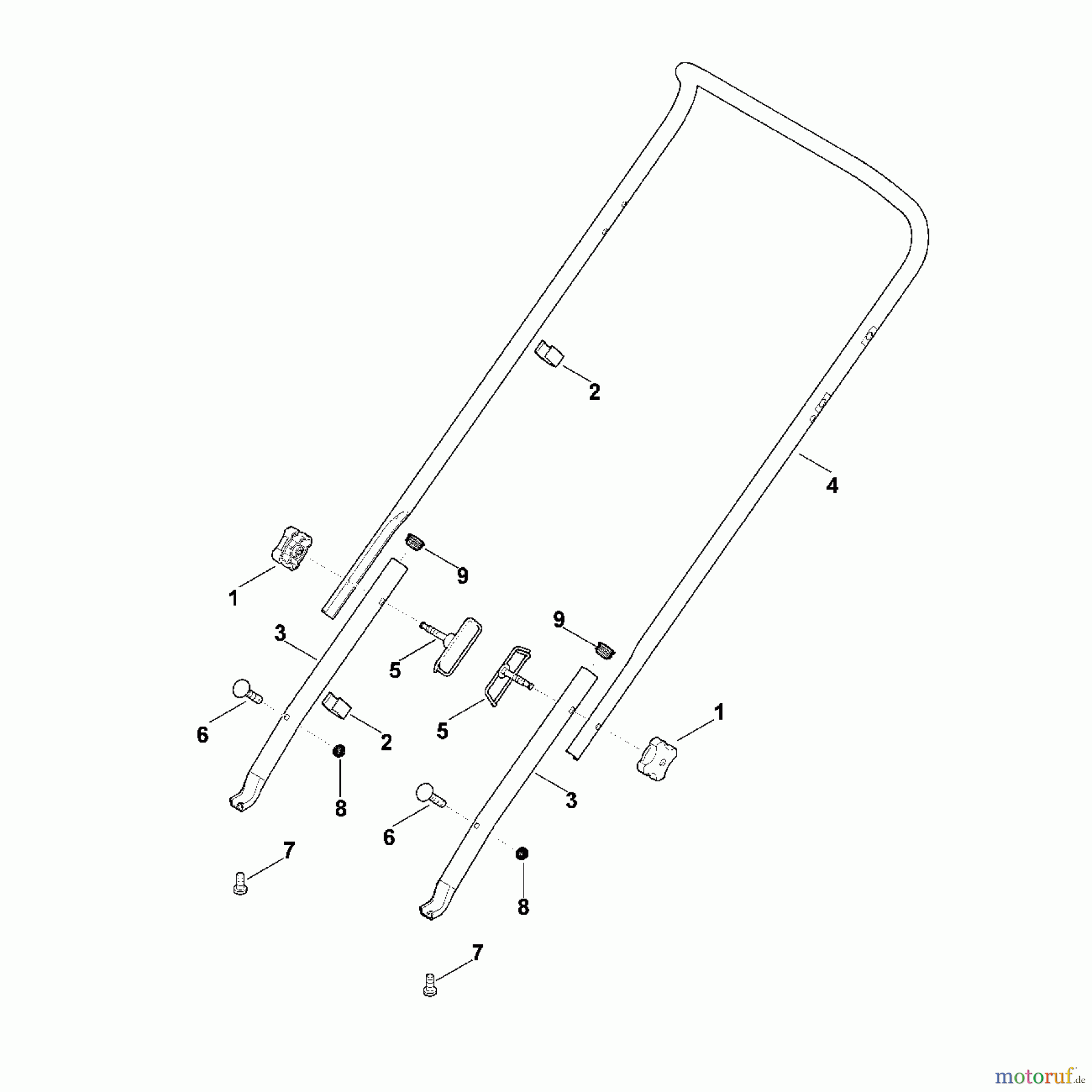 Viking Vertikutierer Elektrovertikutierer LE 540 B - Lenker