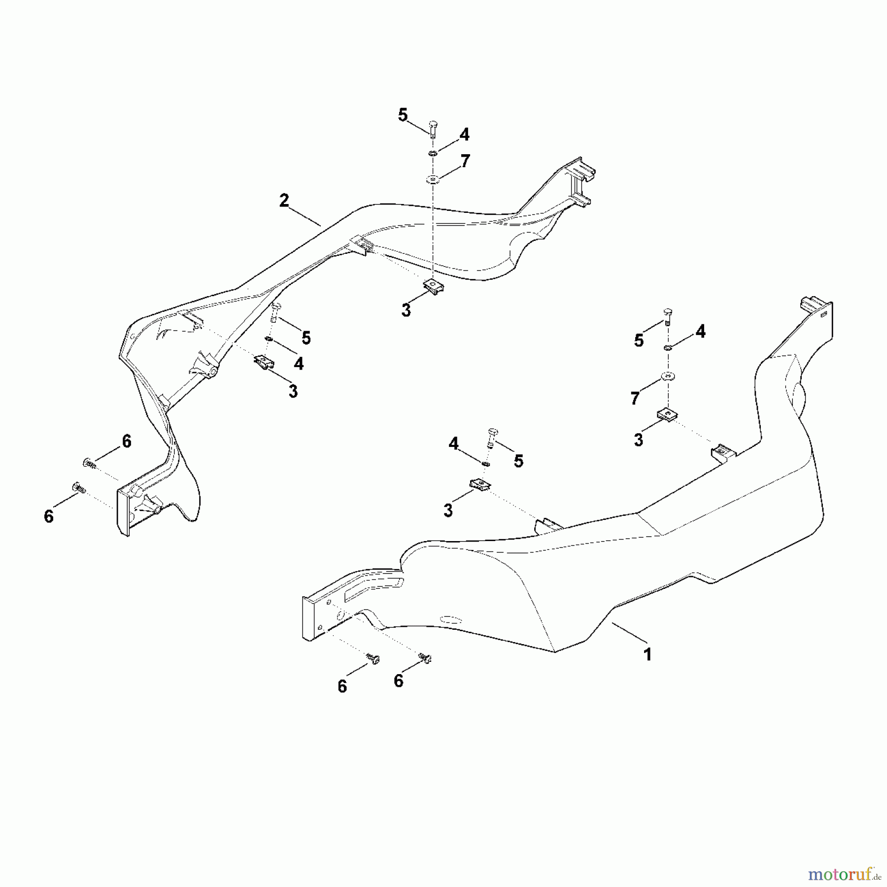  Viking Rasentraktoren Rasentraktoren MT 5097.0 C D - Schutzabdeckung Mähwerk