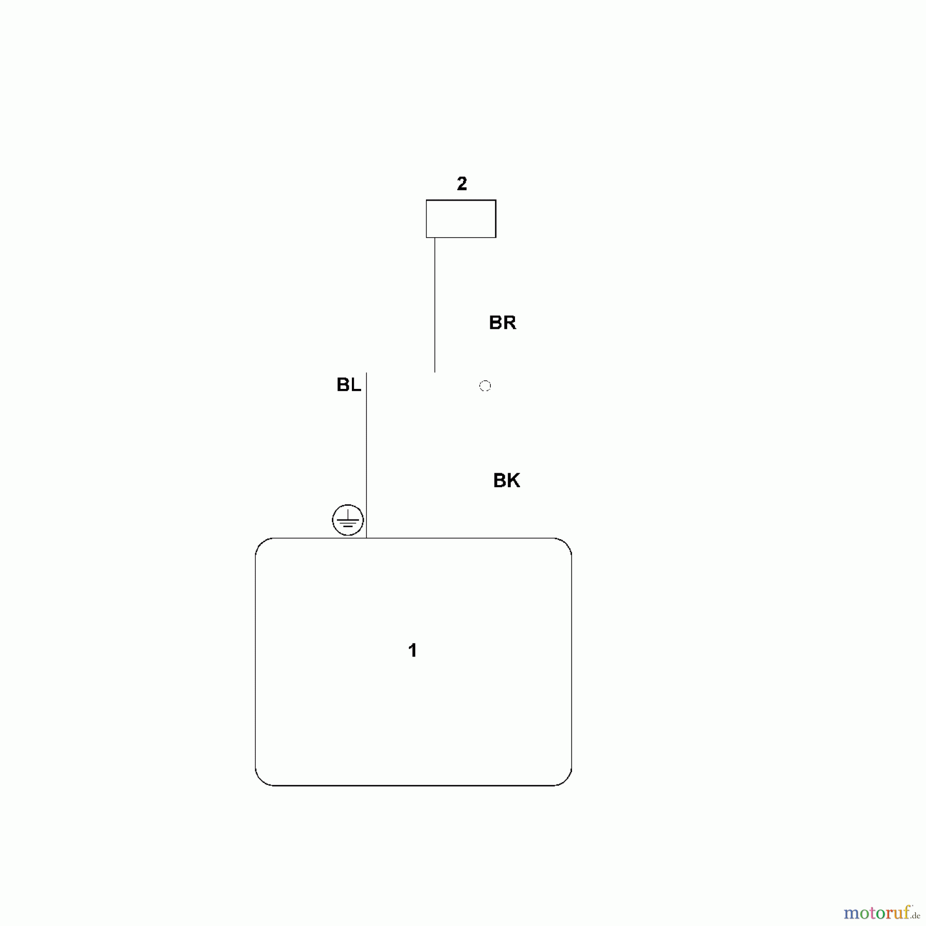 Viking Häcksler Benzin GB 460 C J - Schaltplan GB 460 C