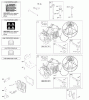 Viking B & S 10. . . 10T802-0198-B1 Ersatzteile F - Zylinder, Zylinderkopf, Schmierung, Bedien