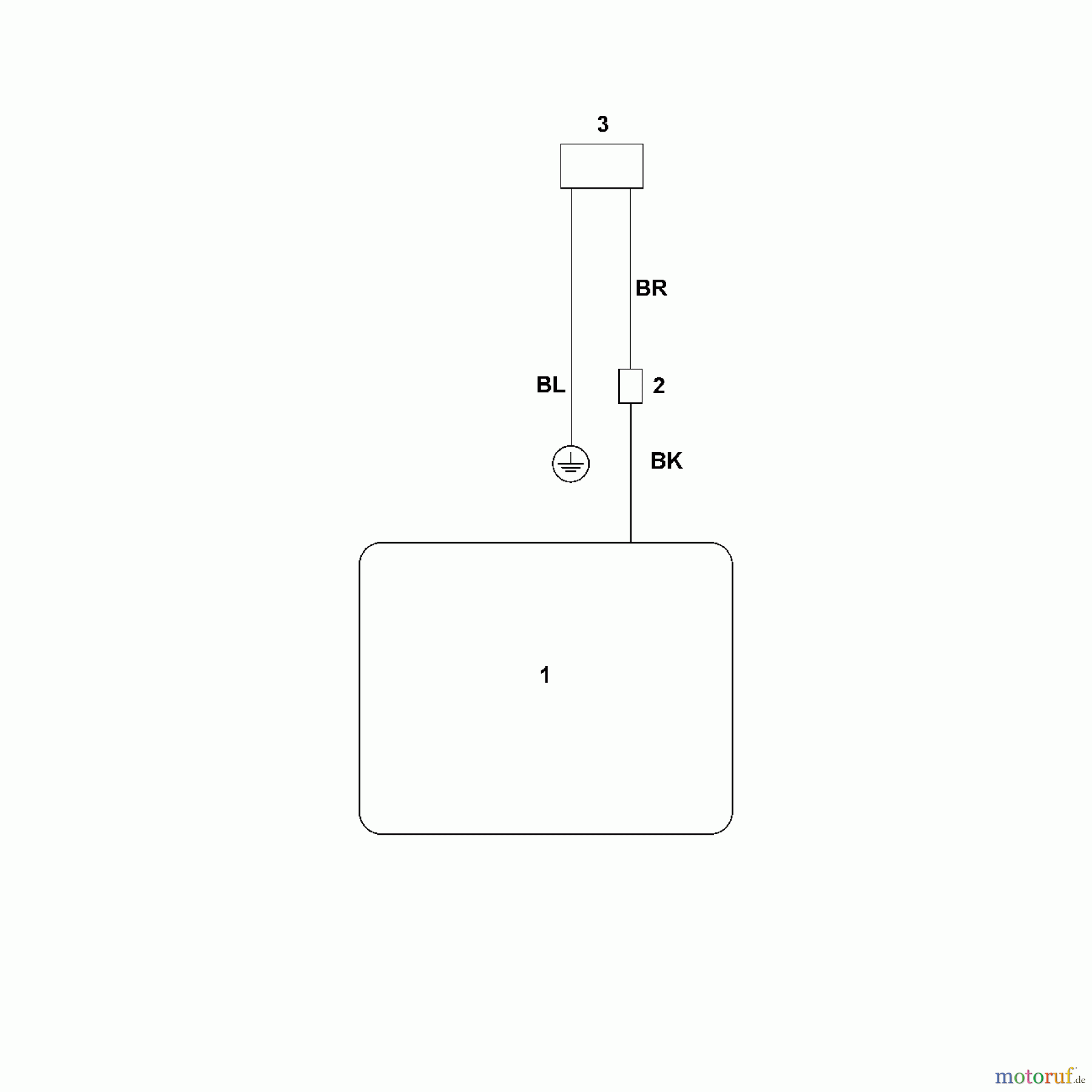 Viking Häcksler Benzin GB 370.1 S H - Schaltplan GB 370.1 S