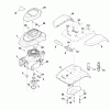 Viking Motorhacken HB 585.0 Ersatzteile C - Abdeckung, Motor