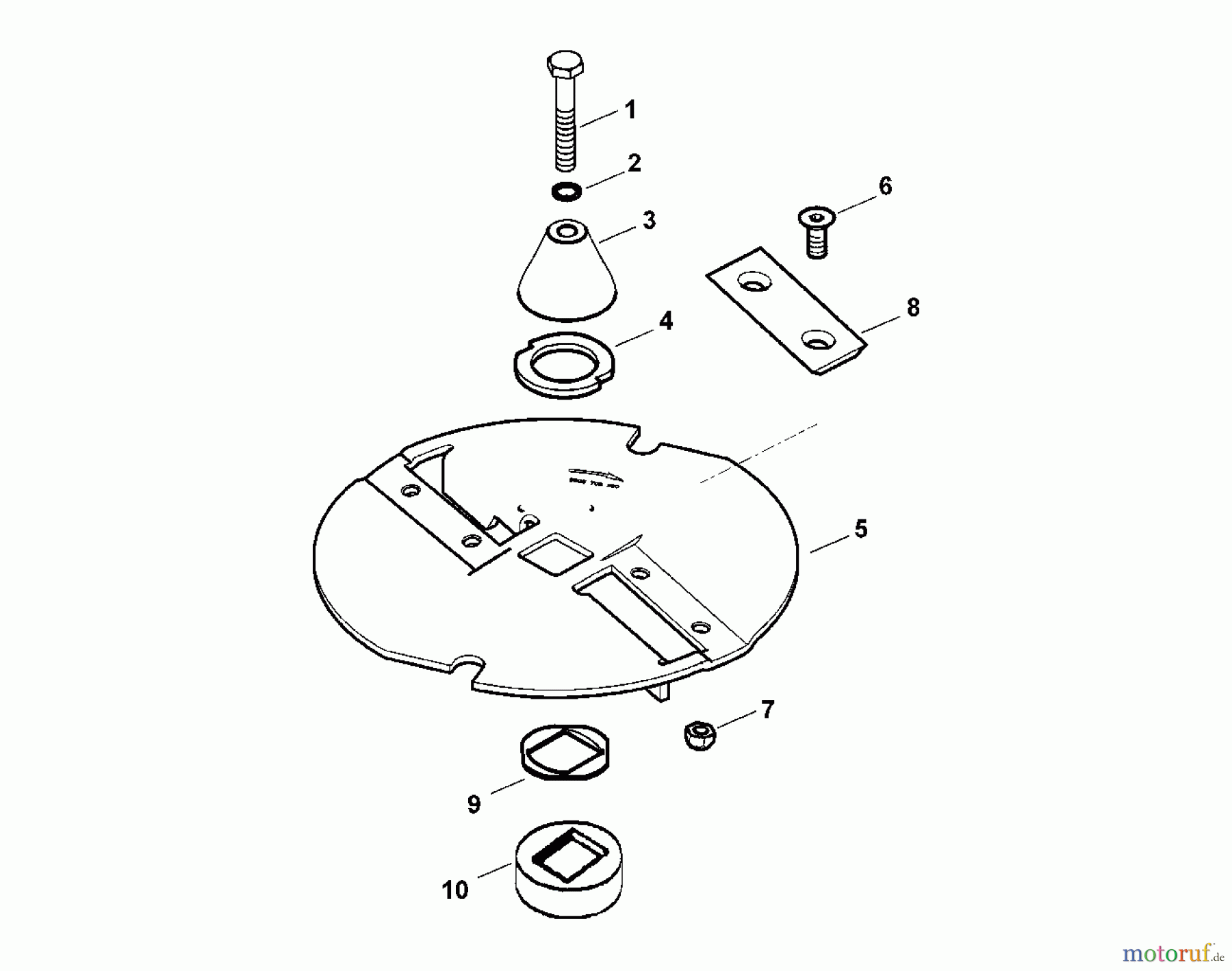 Viking Häcksler Benzin GB 370, GB 370 S F - Messersatz GB 370 S