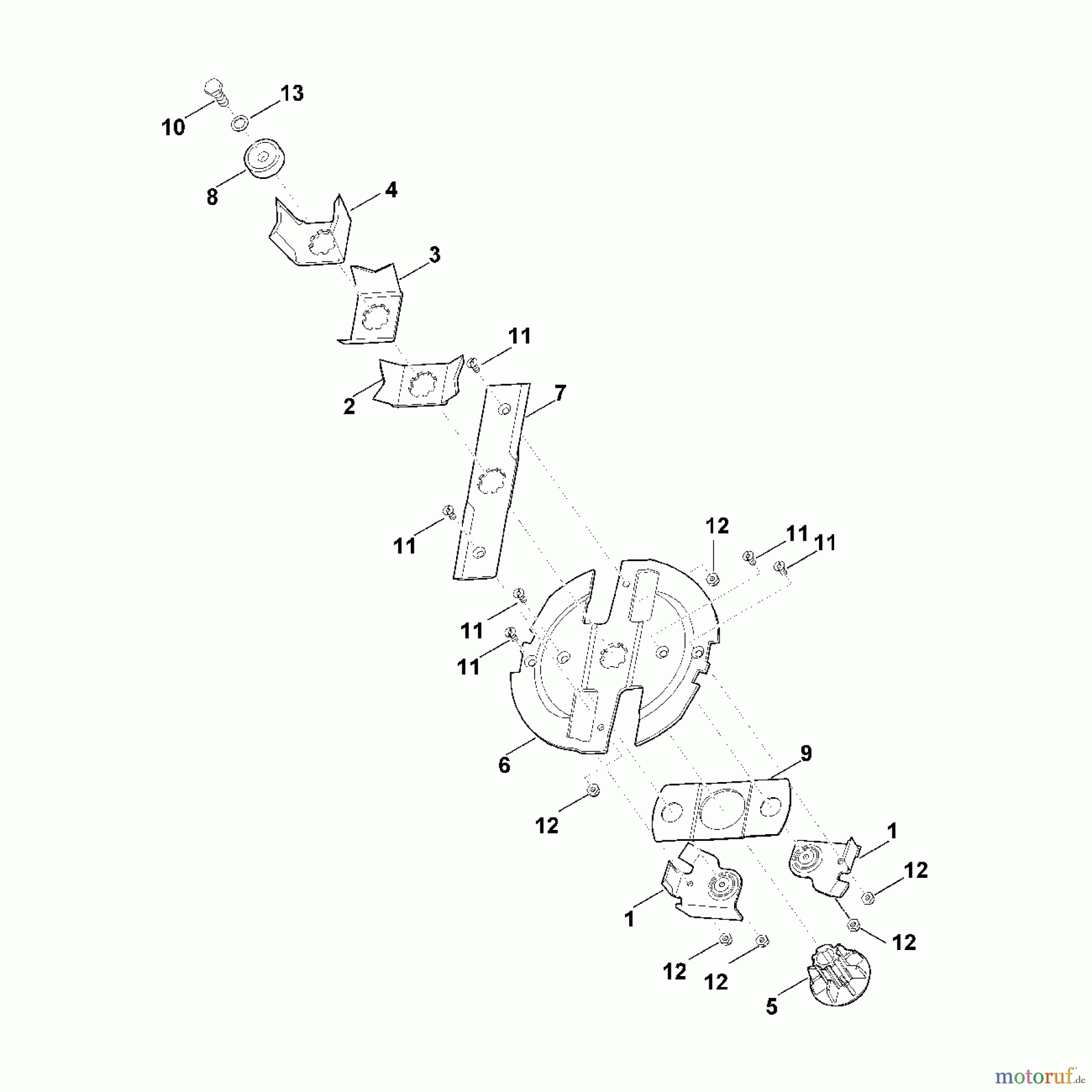  Viking Häcksler Elektro GE 375.1 E - Messersatz