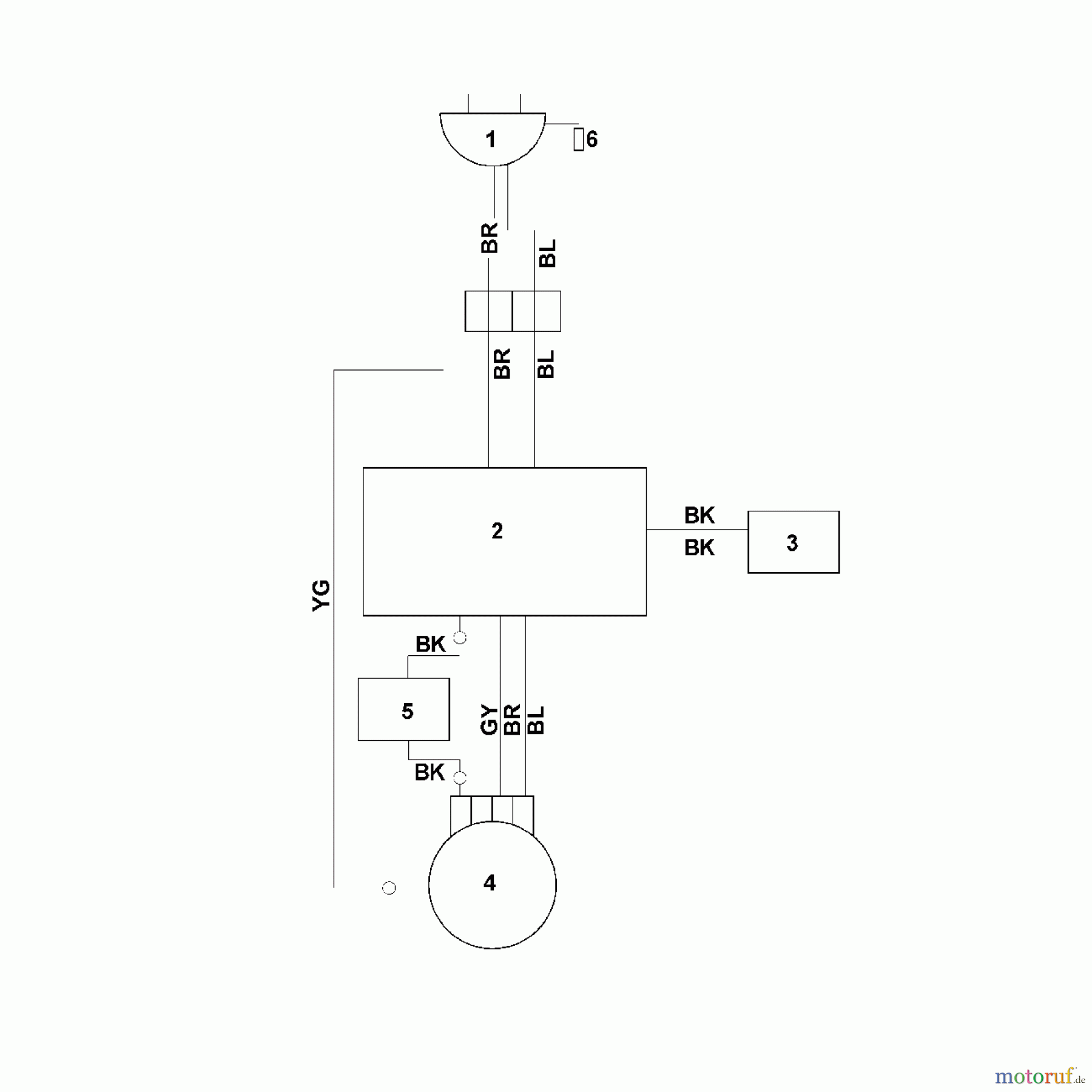 Viking Häcksler Elektro GE 355.1 H - Schaltplan GE 355.1