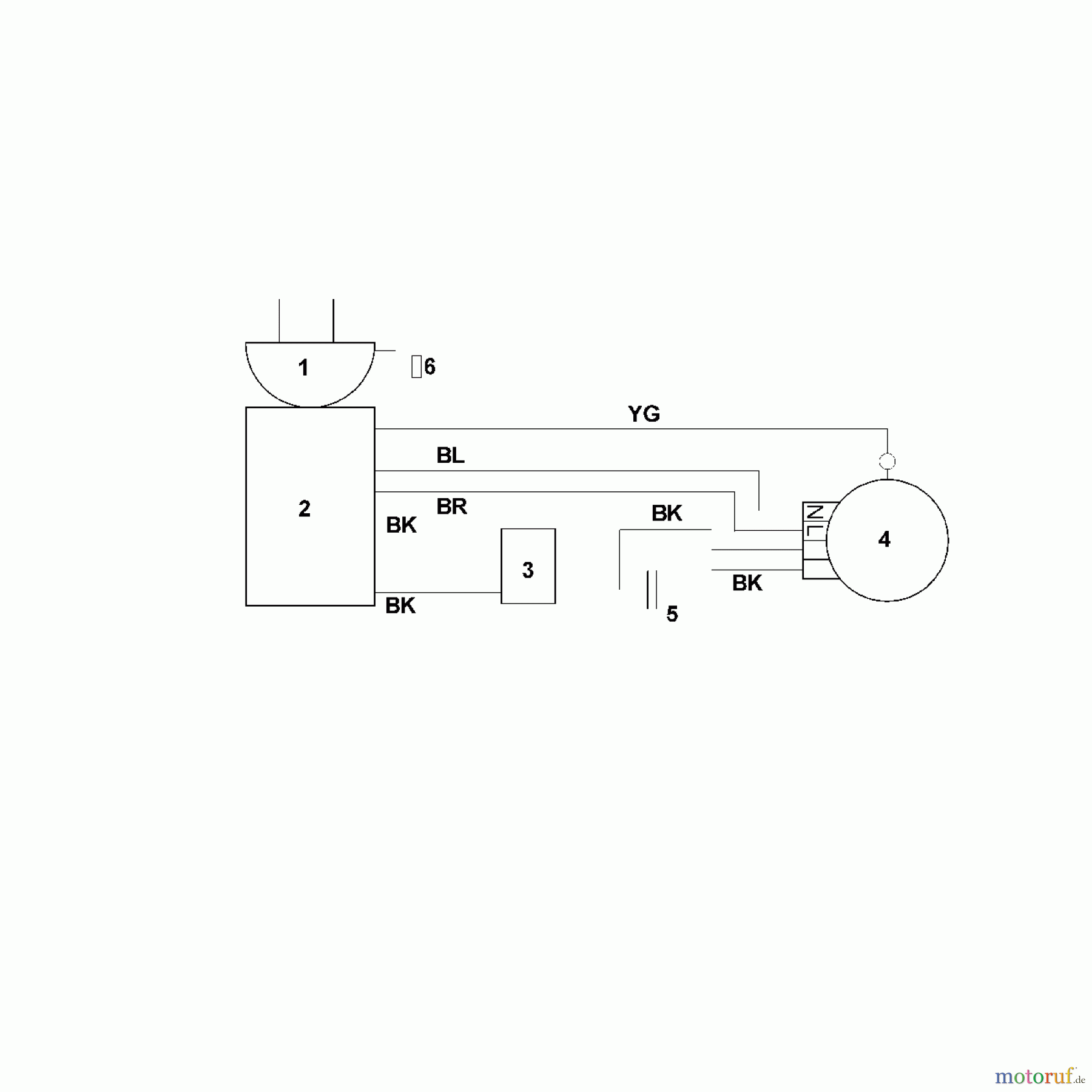 Viking Häcksler Elektro GE 250.1 G - Schaltplan GE 250.1
