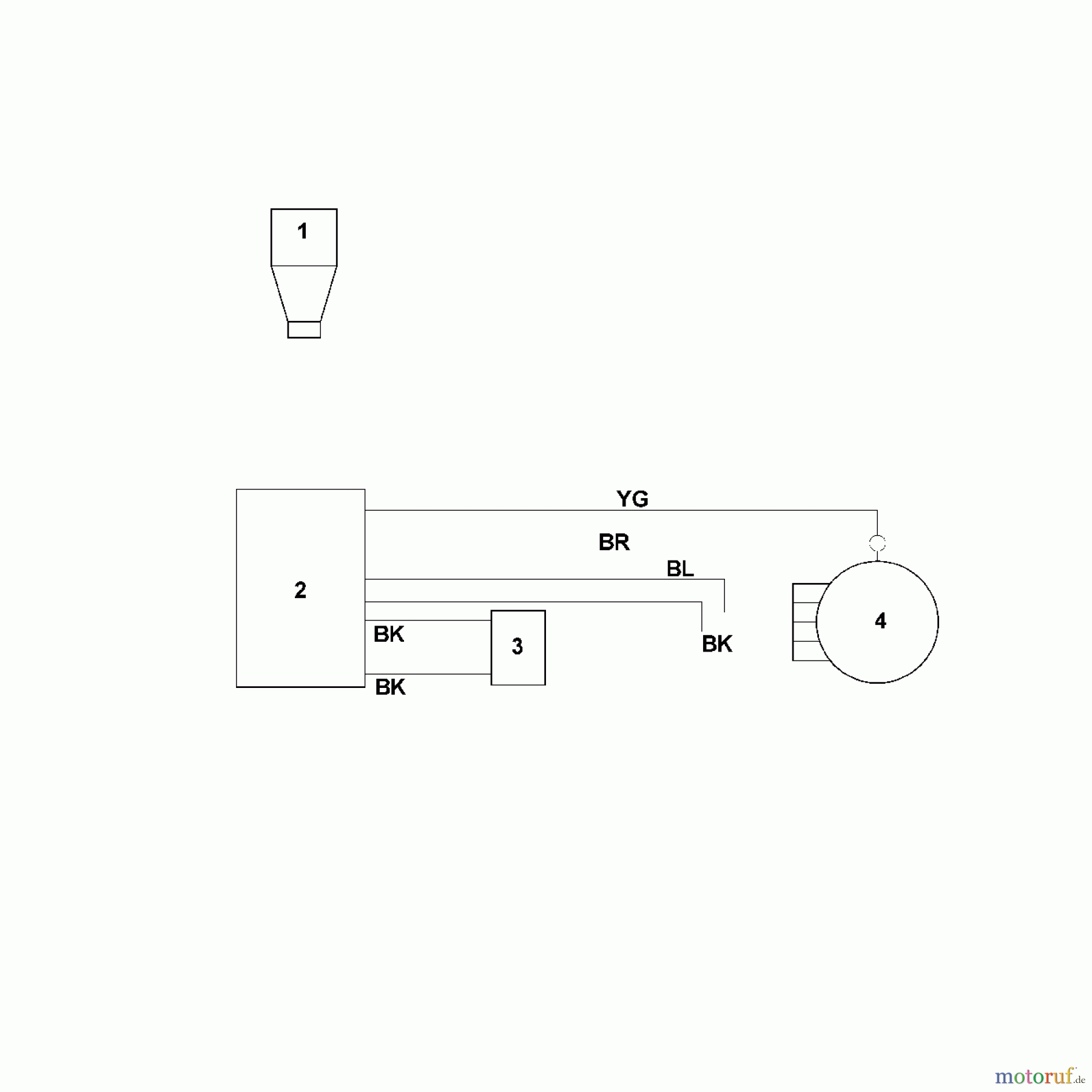 Viking Häcksler Elektro GE 260.1 G - Schaltplan GE 260.1
