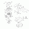 Viking Motorhacken HB 560.0 Ersatzteile C - Abdeckung, Motor