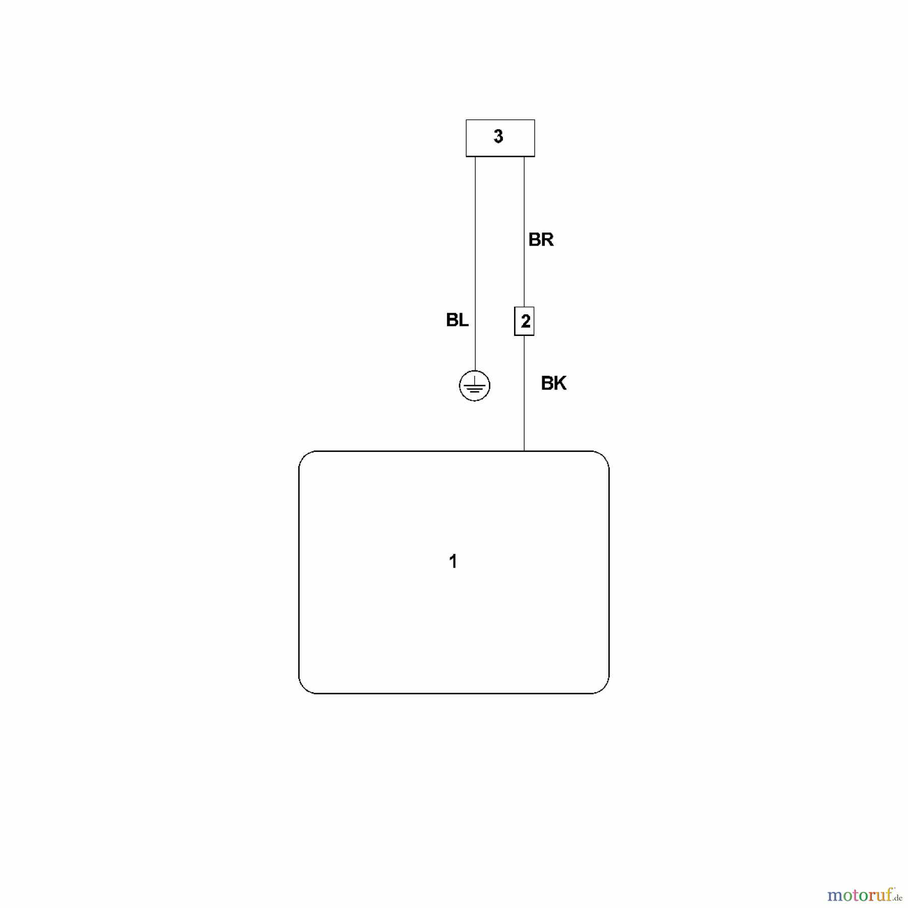 Viking Häcksler Benzin GB 370.2 S I - Schaltplan GB 370.2 S