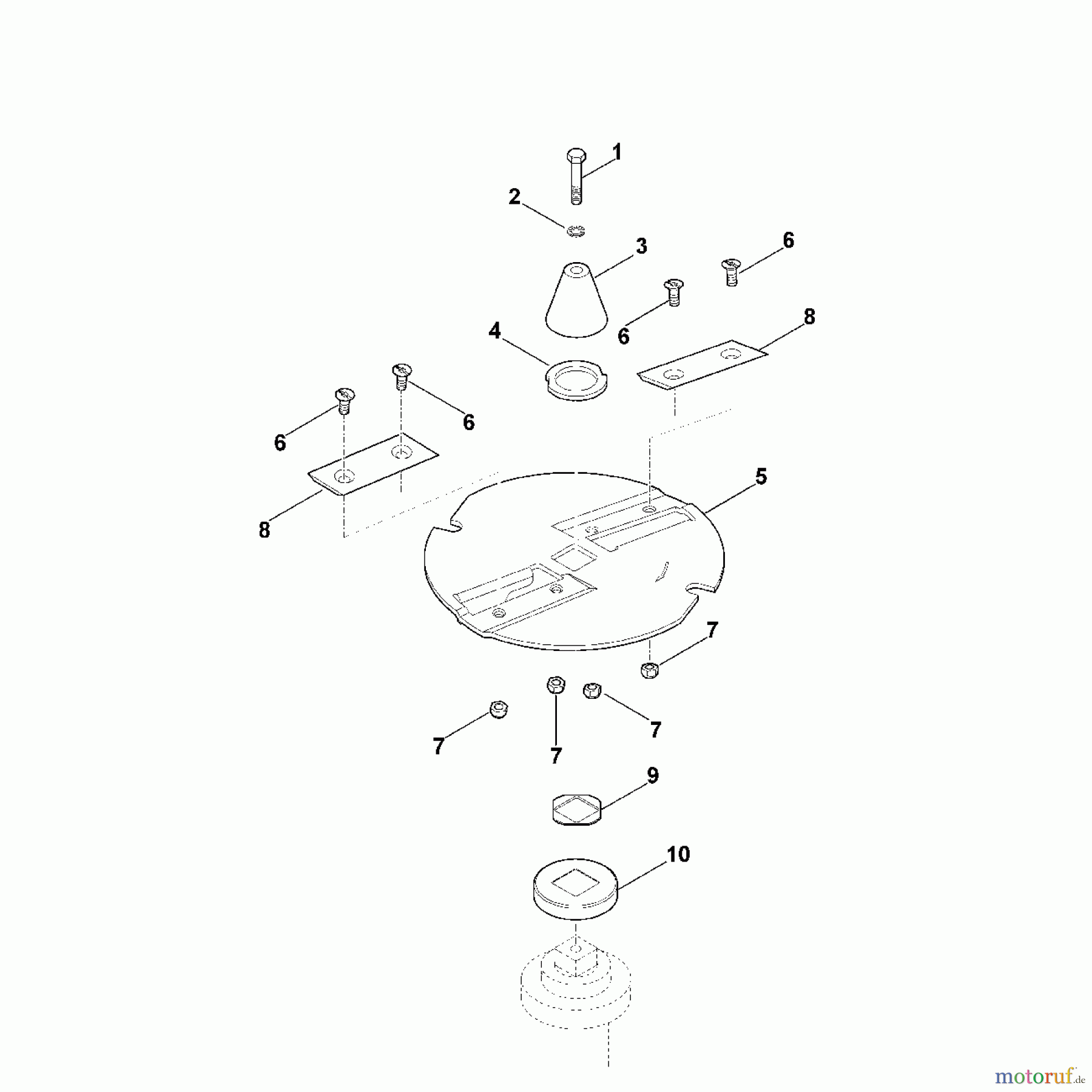 Viking Häcksler Benzin GB 370.2 S E - Messersatz