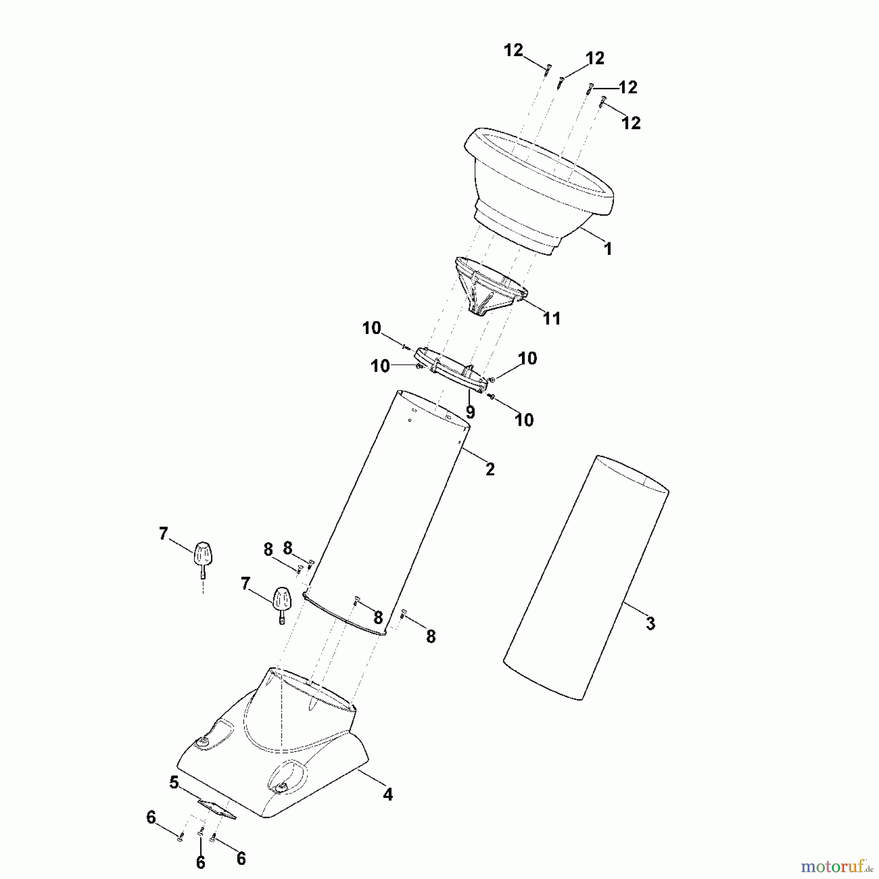 Viking Häcksler Benzin GB 370.2 S A - Trichter