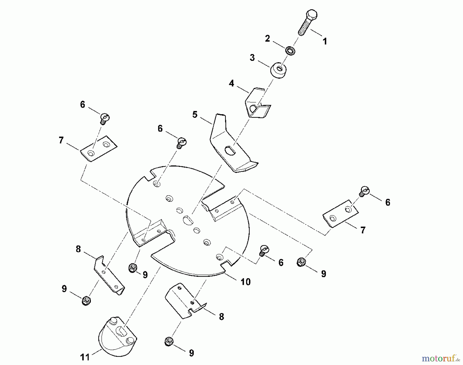  Viking Häcksler Elektro GE 250, GE 260 D - Messersatz