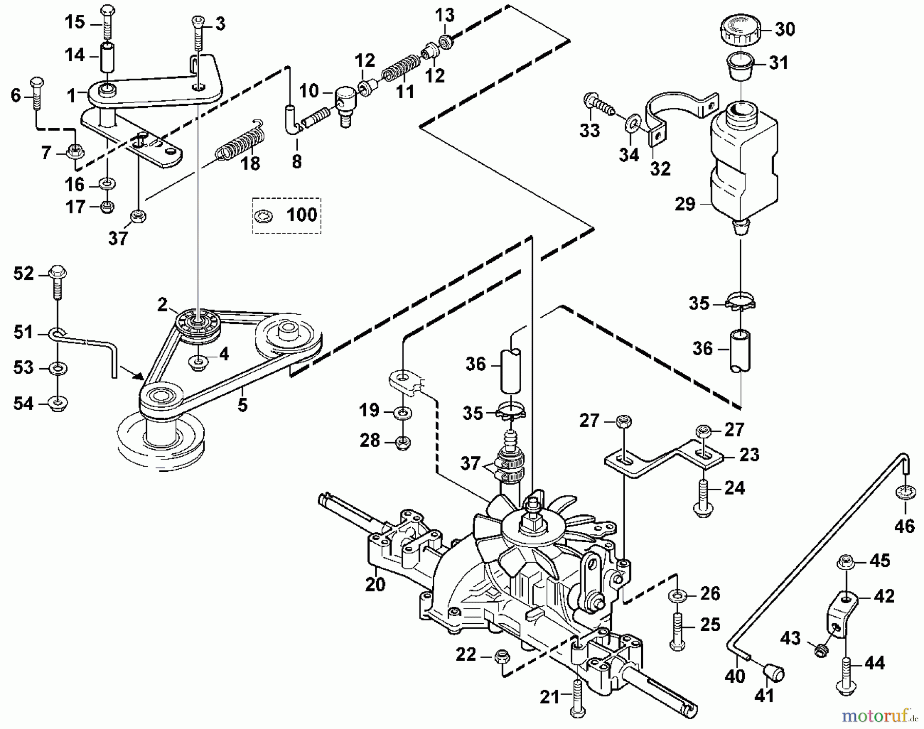 Viking Aufsitzmäher Aufsitzmäher MF 880 L - Achsgetriebe