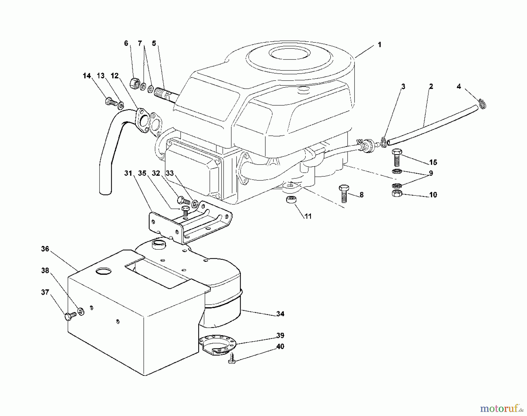 Viking Aufsitzmäher Aufsitzmäher MT 740 Modell 2001 E - Motor