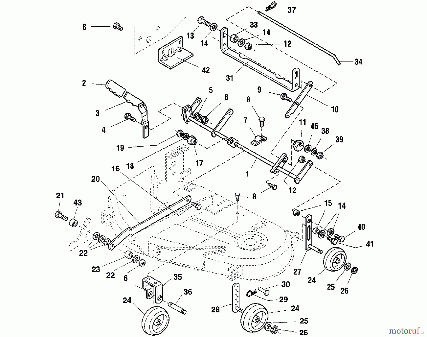 Viking Aufsitzmäher Aufsitzmäher MT 830/38