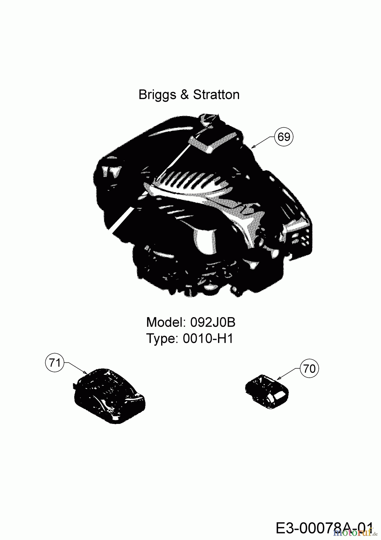 Mr.Gardener Motormäher mit Antrieb HW 46 BA-IS 12A-TNB9629 (2020) Motor Briggs & Stratton