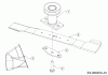 MTD 5350 HW 12B-PDJ6600 (2019) Ersatzteile Messer, Messeraufnahme, Mulchstopfen