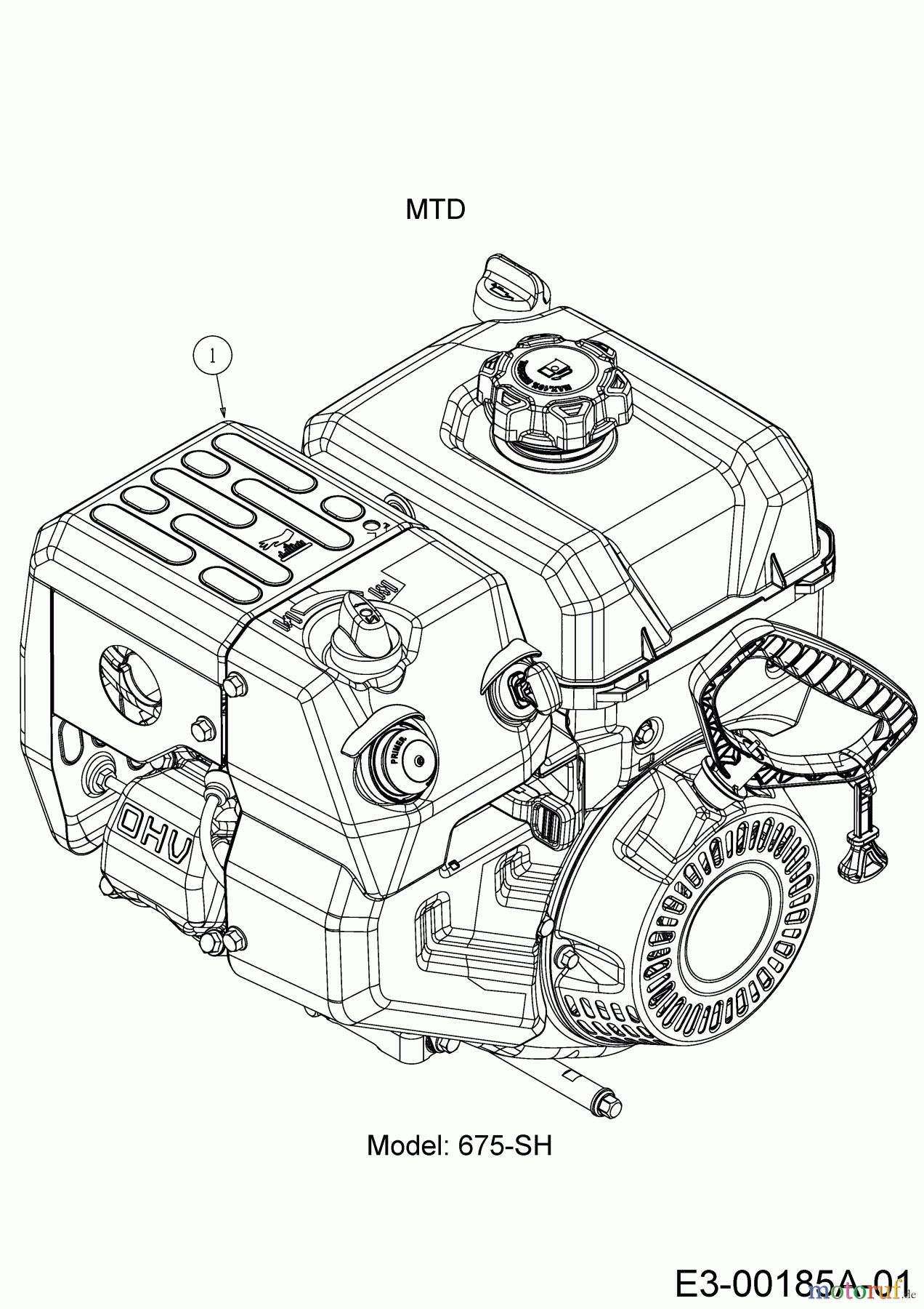 MTD Schneefräsen Optima ME 66 T 31AY7FT3678 (2019) Motor MTD