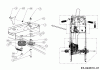MTD LT 105 EXHK 13AG71KN682 (2019) Ersatzteile Keilriemen Fahrantrieb, Spannrolle, Umlenkrolle