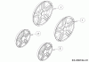Mr.Gardener HW 46 BA-IS 12A-TNB9629 (2020) Ersatzteile Radkappen