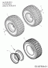 Craftsman LT 2000 13AJ77SG699 (2011) Ersatzteile Räder hinten 20x8 bis 30.06.2013