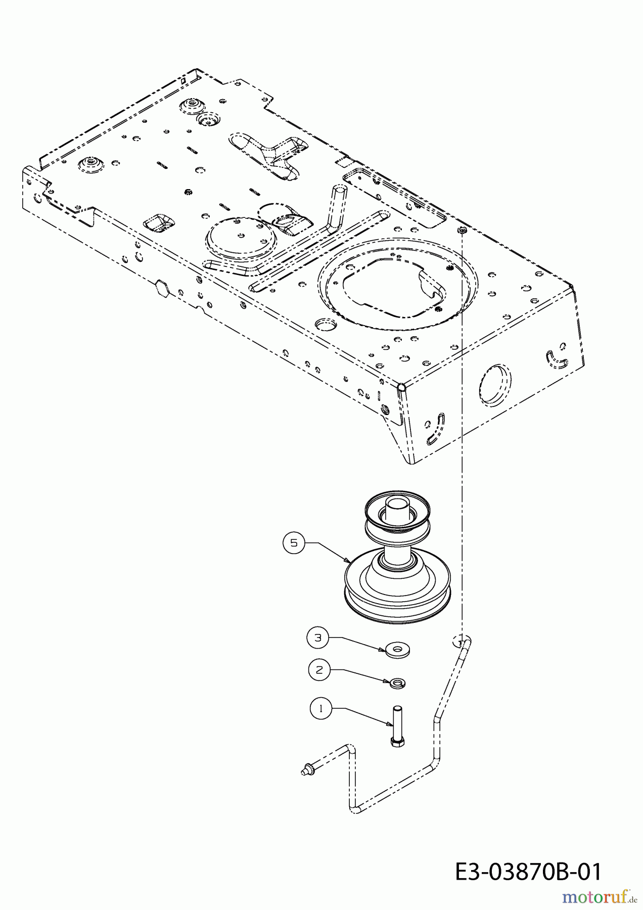  MTD Rasentraktoren Smart RC 125 13IH76KC600  (2019) Motorkeilriemenscheibe