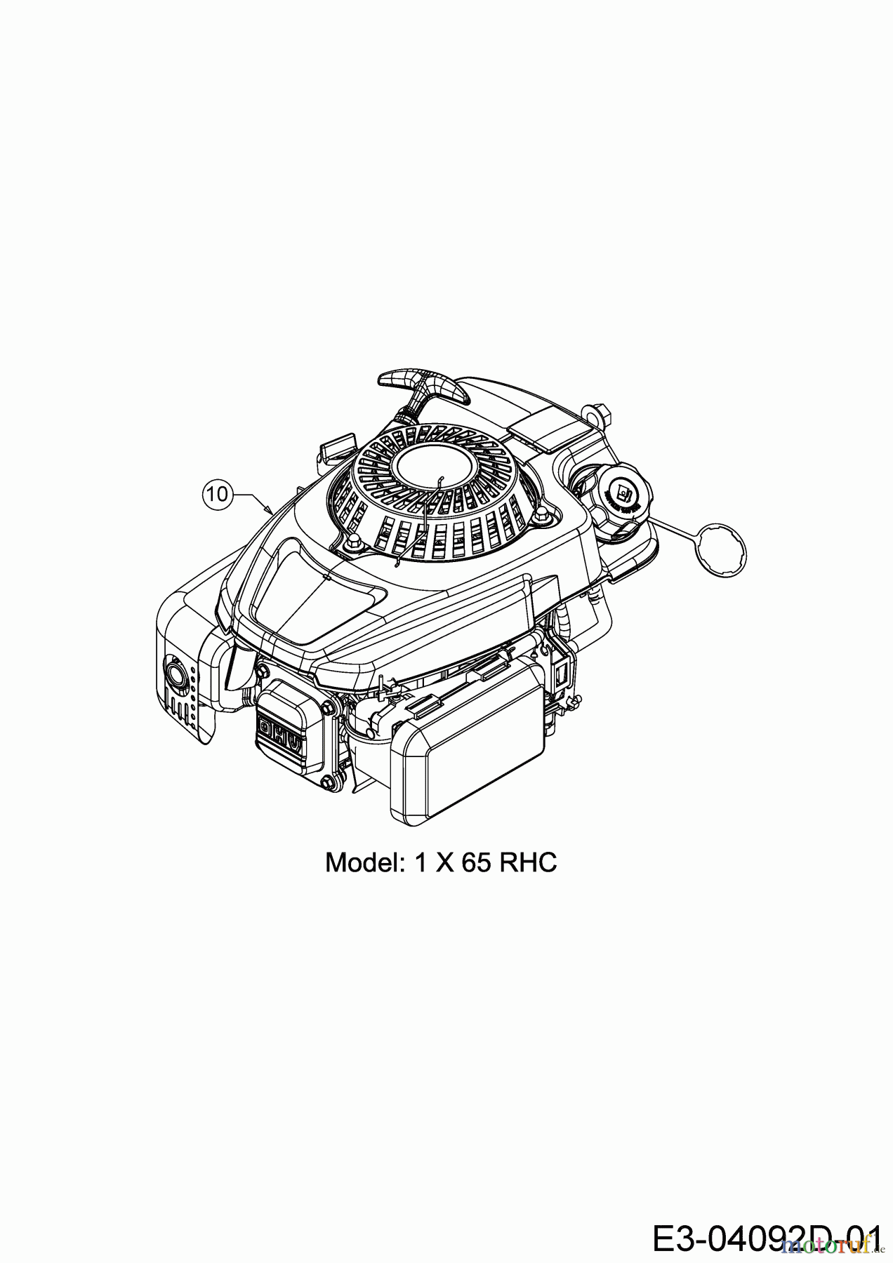 MTD Motormäher mit Antrieb 5350 HW 12B-PDJ6600 (2020) Motor