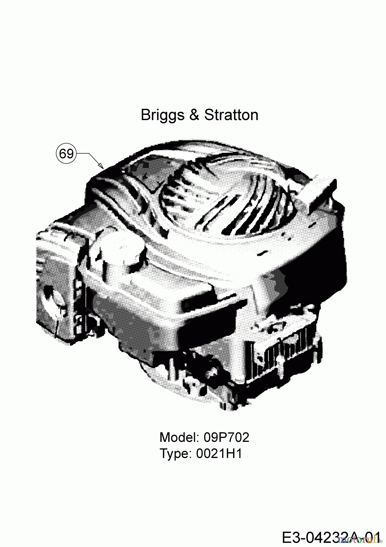 MTD Motormäher mit Antrieb Smart 53 MSPB 12A-A05D600 (2019) Motor Briggs & Stratton