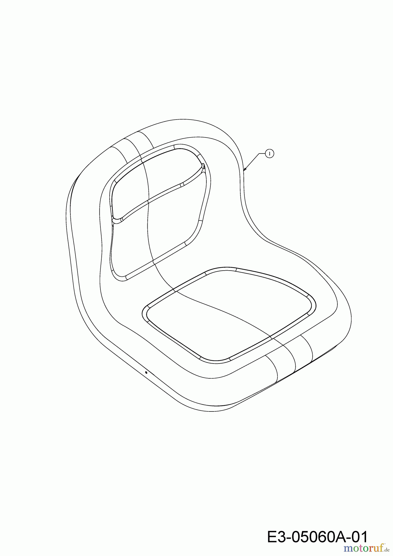 Helington Rasentraktoren H 92 H 13A871KE686 (2020) Sitz