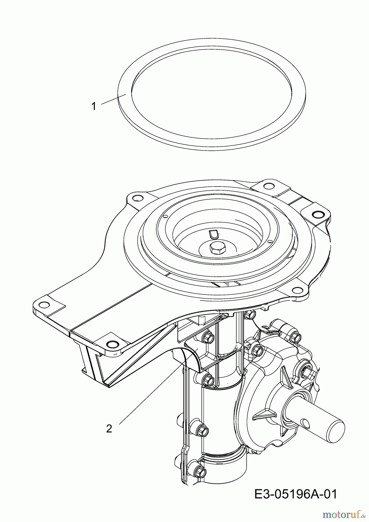 MTD Motorhacken T/205 21A-20MC678 (2020) Getriebe
