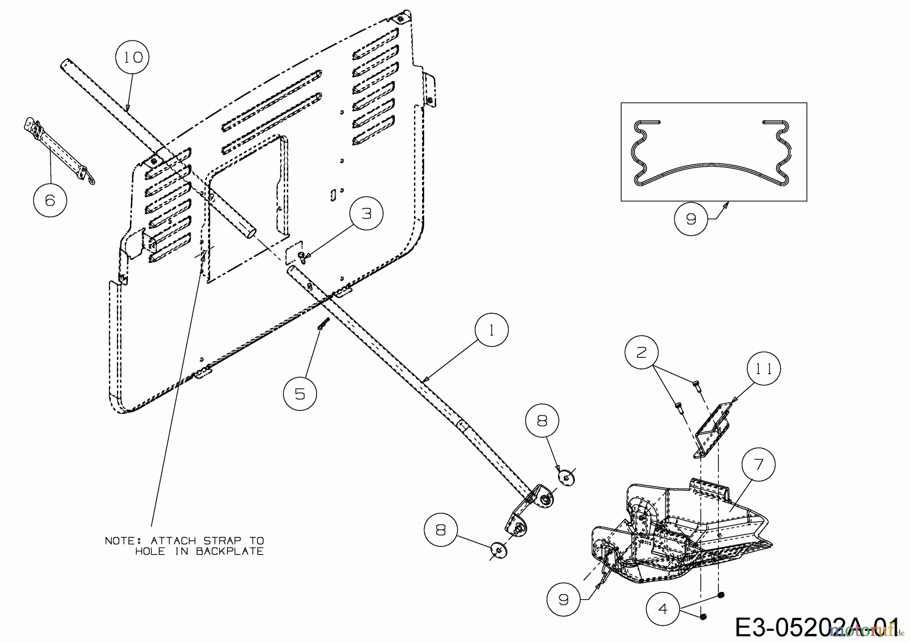Bricolage Rasentraktoren INV A14592 AB 13AM71SE648 (2020) Grundgerät
