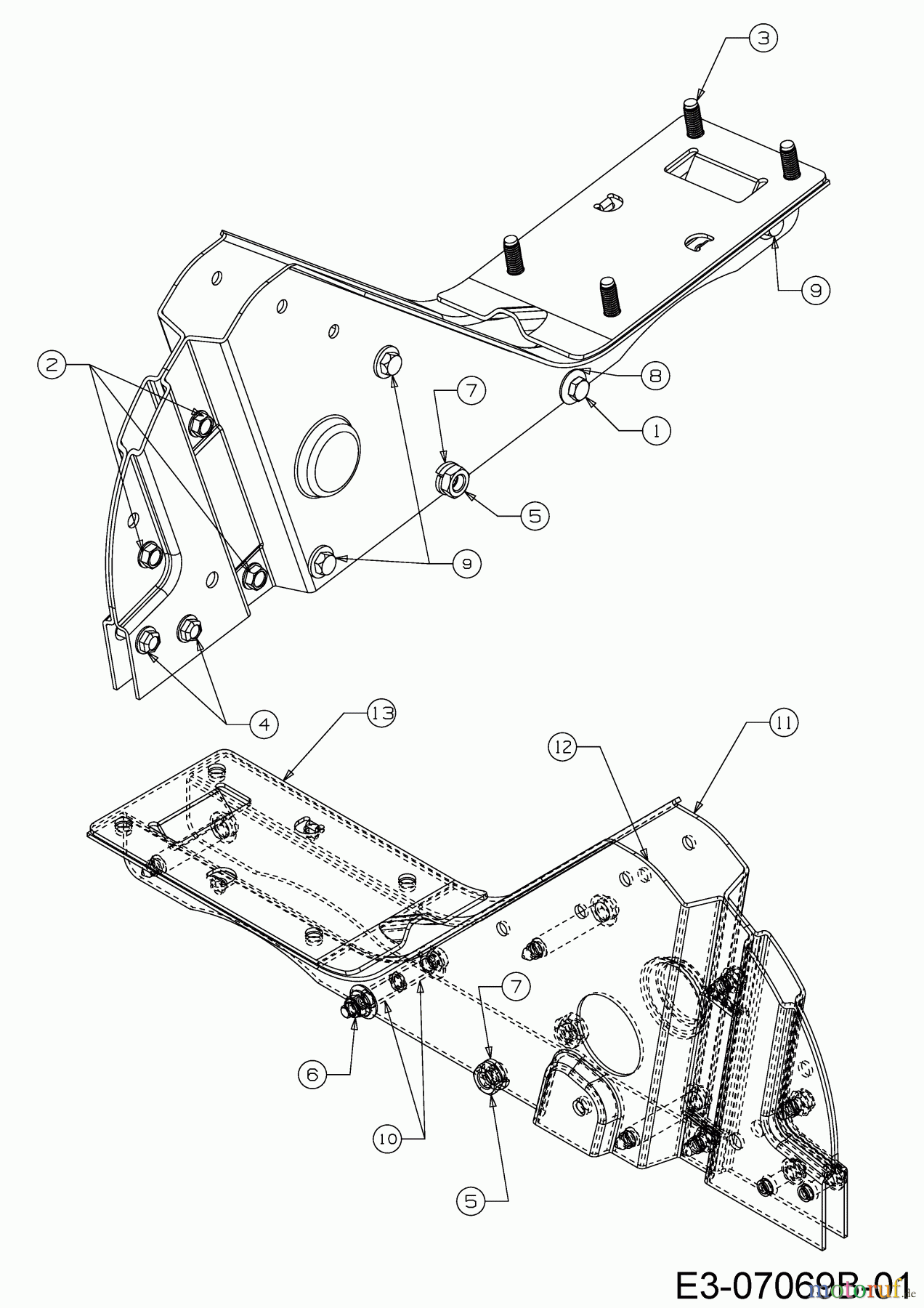MTD Motorhacken T/380 M 21D-38MT678 (2020) Rahmen