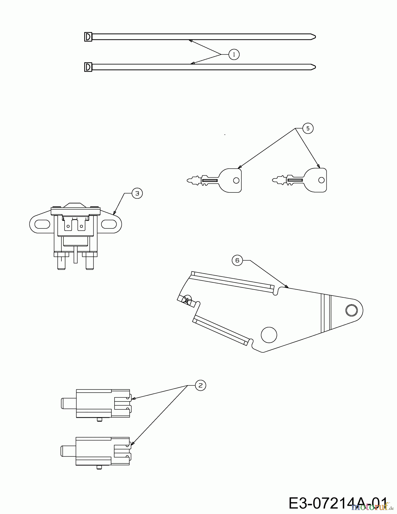 Craftsman Rasentraktoren LT 2000 13AJ77SG699 (2011) Elektroteile