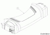 MTD 5350 HW 12B-PDJ6600 (2019) Ersatzteile Abdeckung Vorderachse