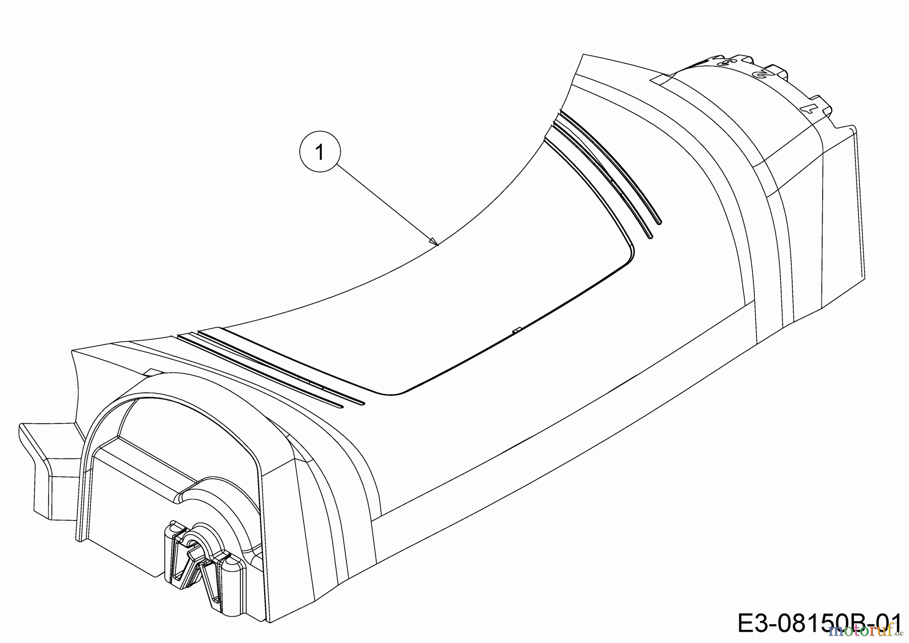 MTD Motormäher mit Antrieb 53 SPOSE 12AEPCS7678 (2019) Abdeckung Vorderachse
