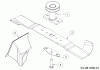 MTD Smart 46 SPB 12B-TA5B600 (2020) Ersatzteile Messer, Messeraufnahme, Mulchstopfen