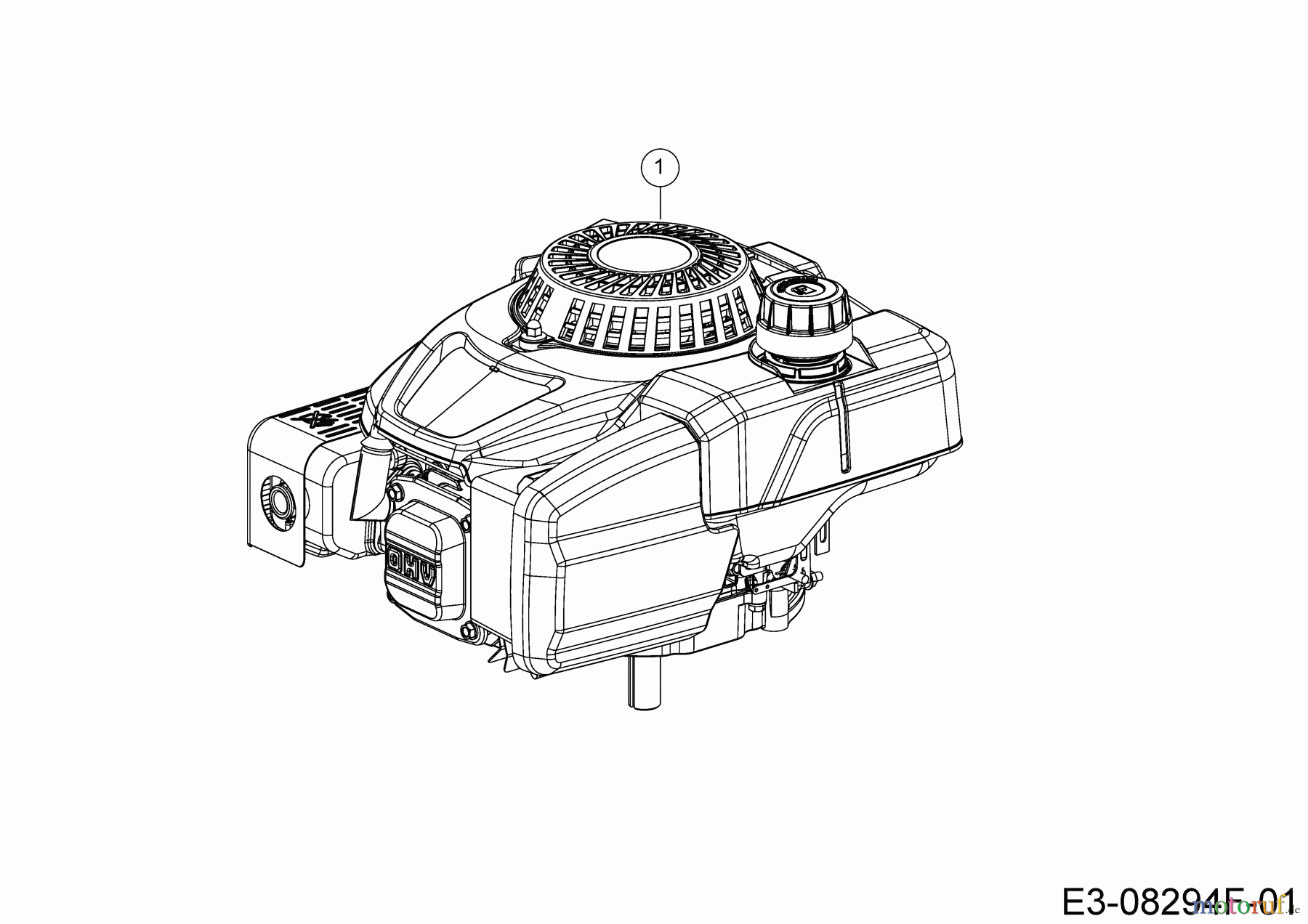 MTD Rasentraktoren Minirider 60 RDE 13BA26SC600 (2020) Motor
