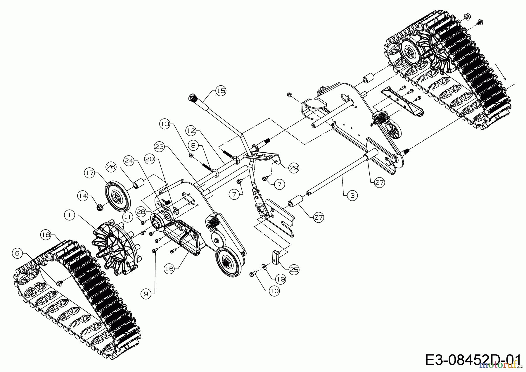 MTD Schneefräsen Optima ME 66 T 31BY7FT3678 (2020) Raupenantrieb