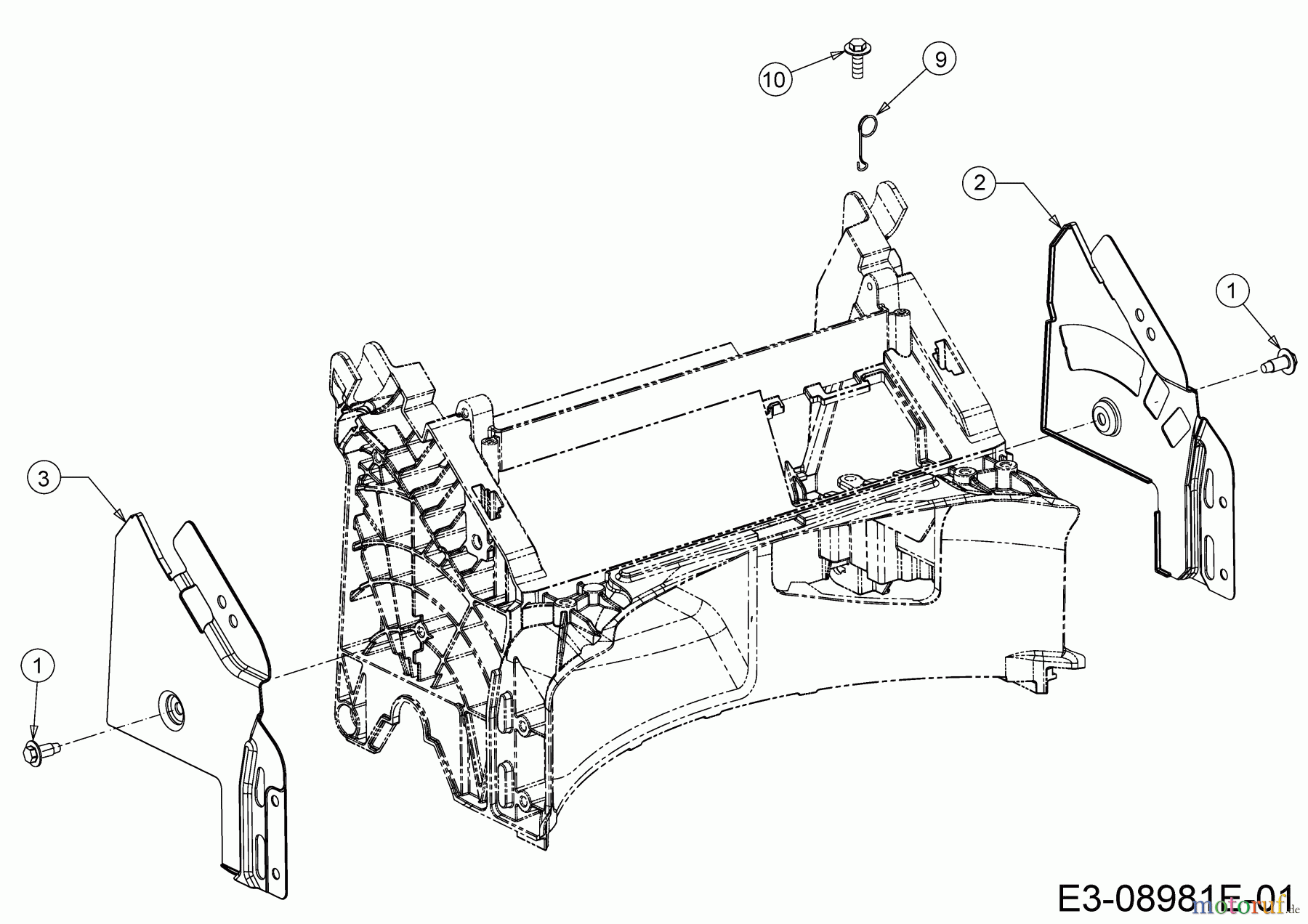 MTD Motormäher mit Antrieb SP 53 HWK 12C-PD7D600 (2020) Holmbracketten